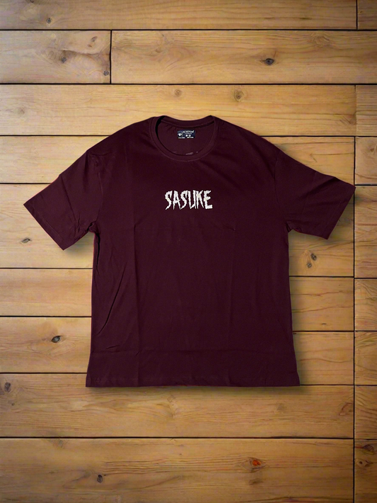 Sasuke Uchiha “Flame Mode” Oversized Anime Tee - ModeStitch