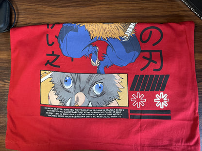 Inosuke Hashibira Demon Slayer Oversized T-Shirt
