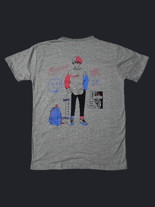 Todoroki Skateboard Graphic T-Shirt