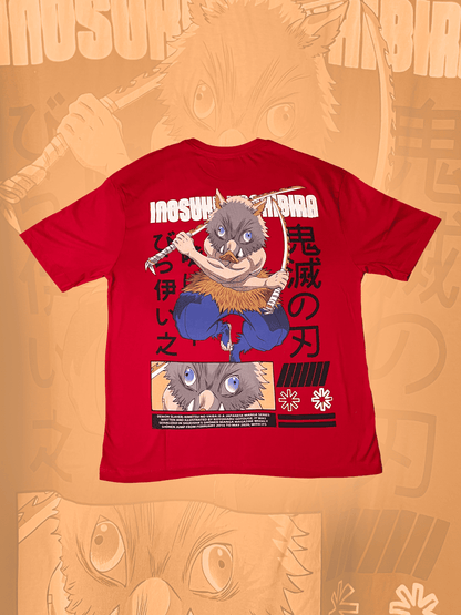 Inosuke Hashibira Demon Slayer Oversized T-Shirt